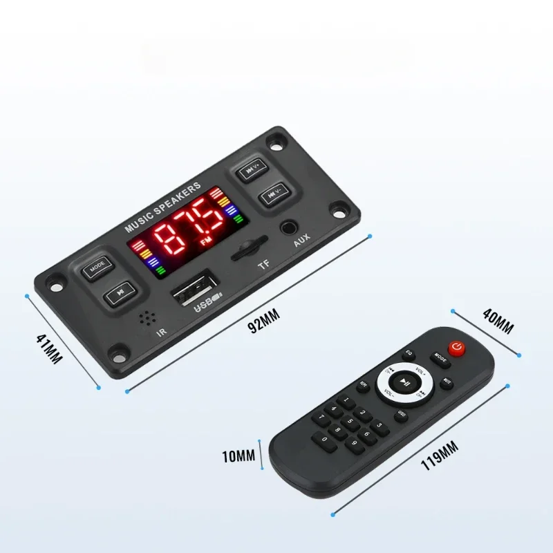 SOTAMIA Bluetooth Power Amplifier 60Wx2 Hifi Stereo Amplifier WMA WAV FLAC Lossless Car MP3 Decoder Board with Call Recording