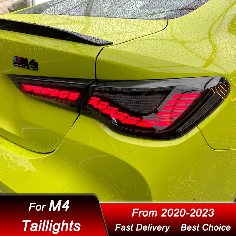 Hot Car Tail Lights For BMW 4 series M4 F32 F36 20-23 Upgrade FULL LED Tail Lamp Dynamic Turn Signal Light Tail Lamp Assembly