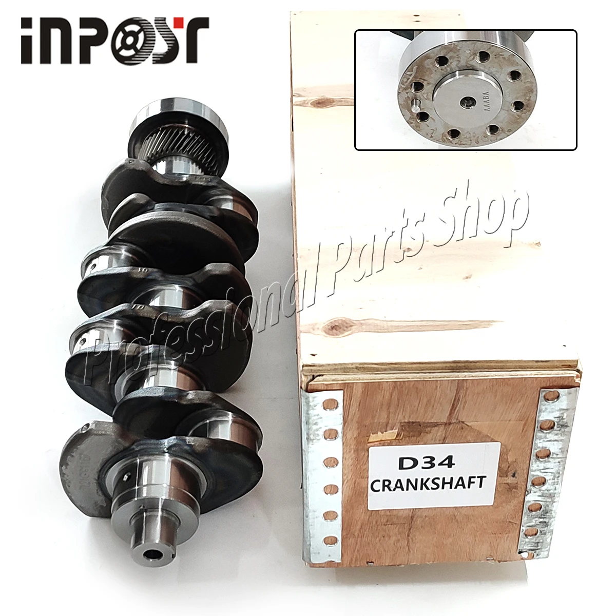 D34 New Original Crankshaft 150107-005420 for Doosan Daewoo D34 D34D D34P D34NAP Engine