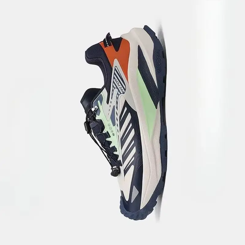 

Дизайнерская брендовая уличная походная обувь унисекс, треккинговые кроссовки на толстой подошве для пар, мужские и женские кроссовки с эластичной лентой для бега по пересеченной местности