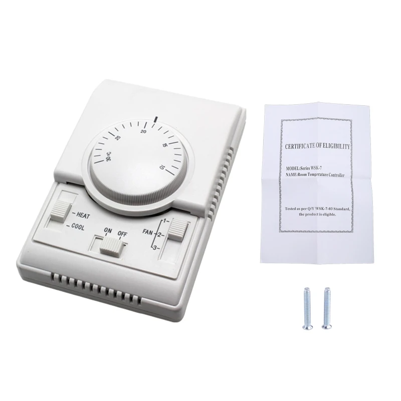 2023 New High Performance MT01 Mechanical Heat/ Cool Control Thermostat AC801 A  10～30℃ Constant Temperature