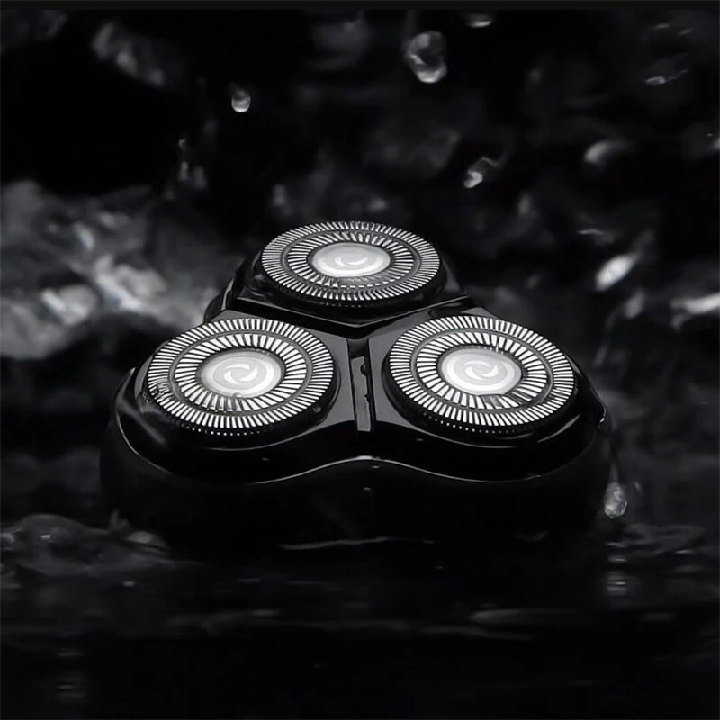 الأصلي Enchen ماكينة حلاقة رئيس ل Enchen الكهربائية BlackStone 3 برو Blackston3 مقاوم للماء طبقة مزدوجة شفرة الصلب استبدال رئيس