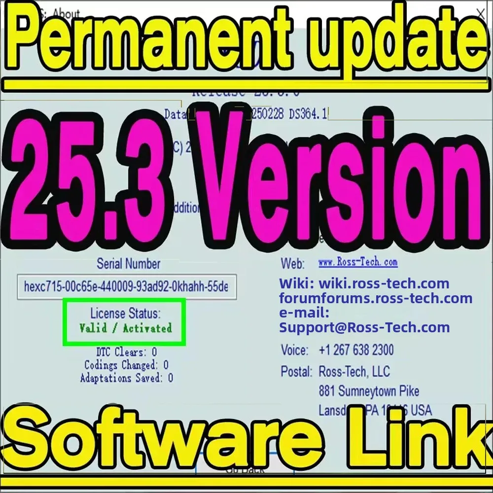 Atualização SOFTWARE VAG-COM OBD2 Scanner HEX V2 Interface USB PARA VINs ilimitados Atmega162 Multilíngue VCDS