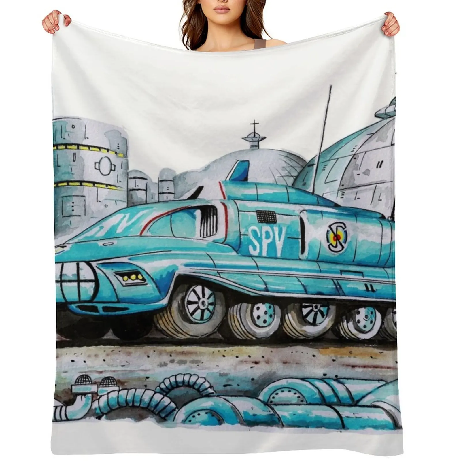 

Captain Scarlett SPV Throw Blanket Soft Weighted Hair Thins Blankets