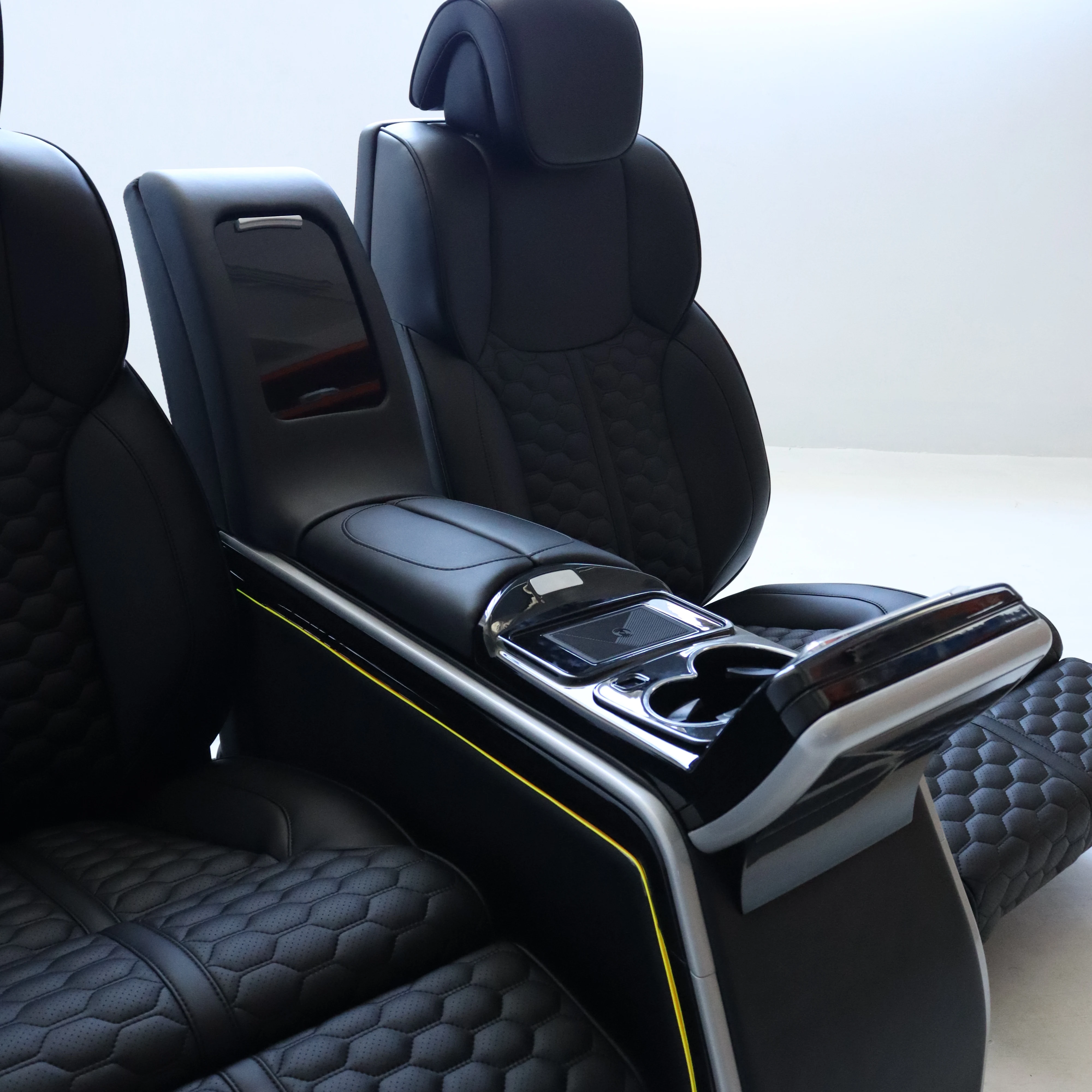Conversion Automotive Interior Accessories & Rear Seats Centre Console with Armrest & Touch Screen Smart System