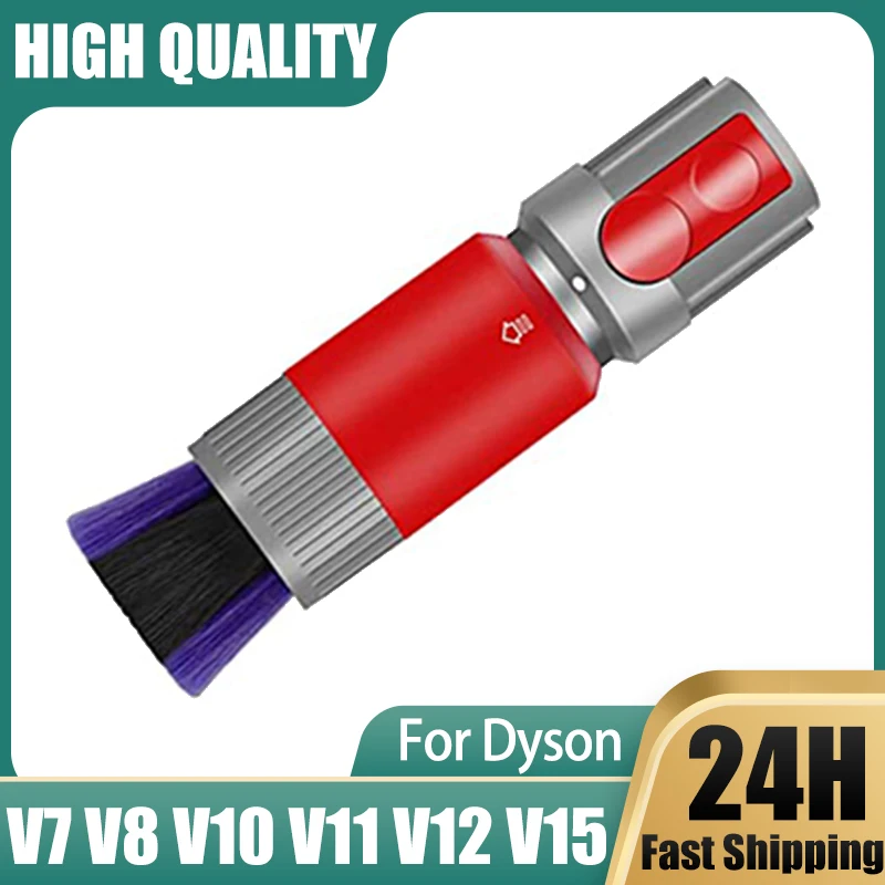 Brosse de dépoussiérage sans rayures, poils souples autonettoyants, compatible avec les aspirateurs Dyson V7 V8 V10 V11 V12 V15