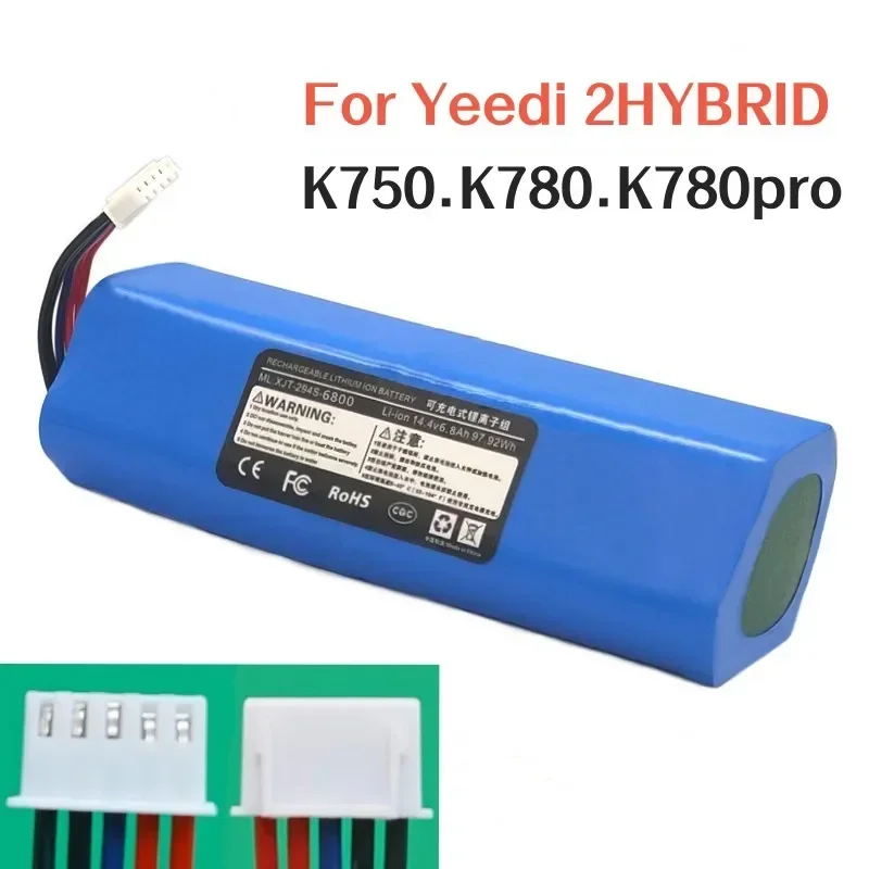 

2023 Upgrade 9900mAh for Yeedi K750 K780 K780pro K780+ K781 Sweeping Robot Battery