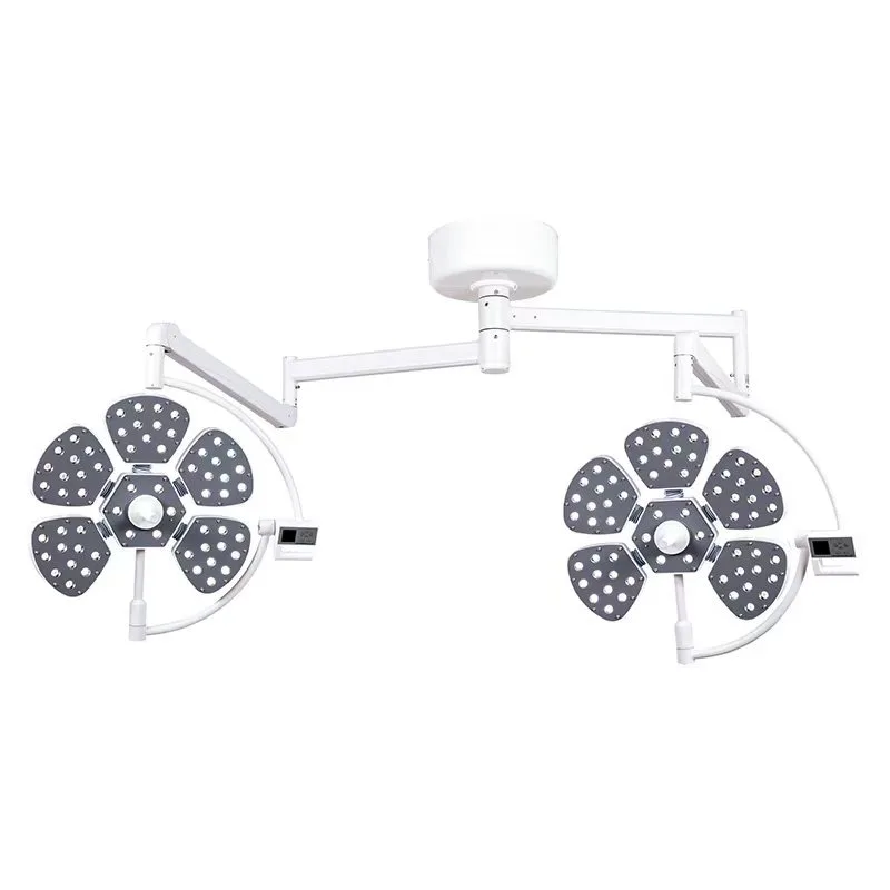 High CRI 98+ LED Surgical Light Dual Head Shadowless Operating Lamp for General and Orthopedic Surgery