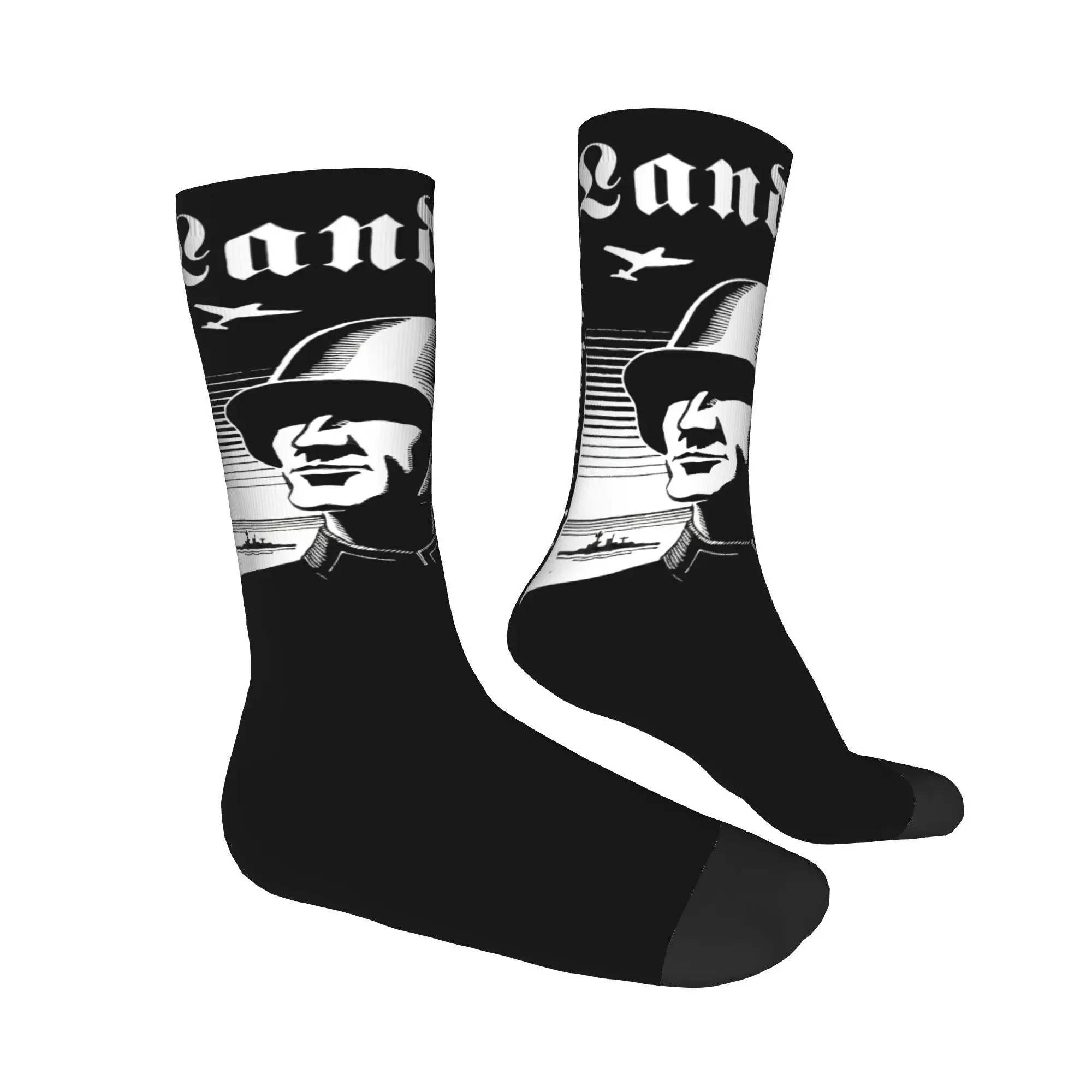 Fashion Unisex Crew Socks Das Reich Kommt Wieder Merch Soft Landser Rock Band Non-slip Socks