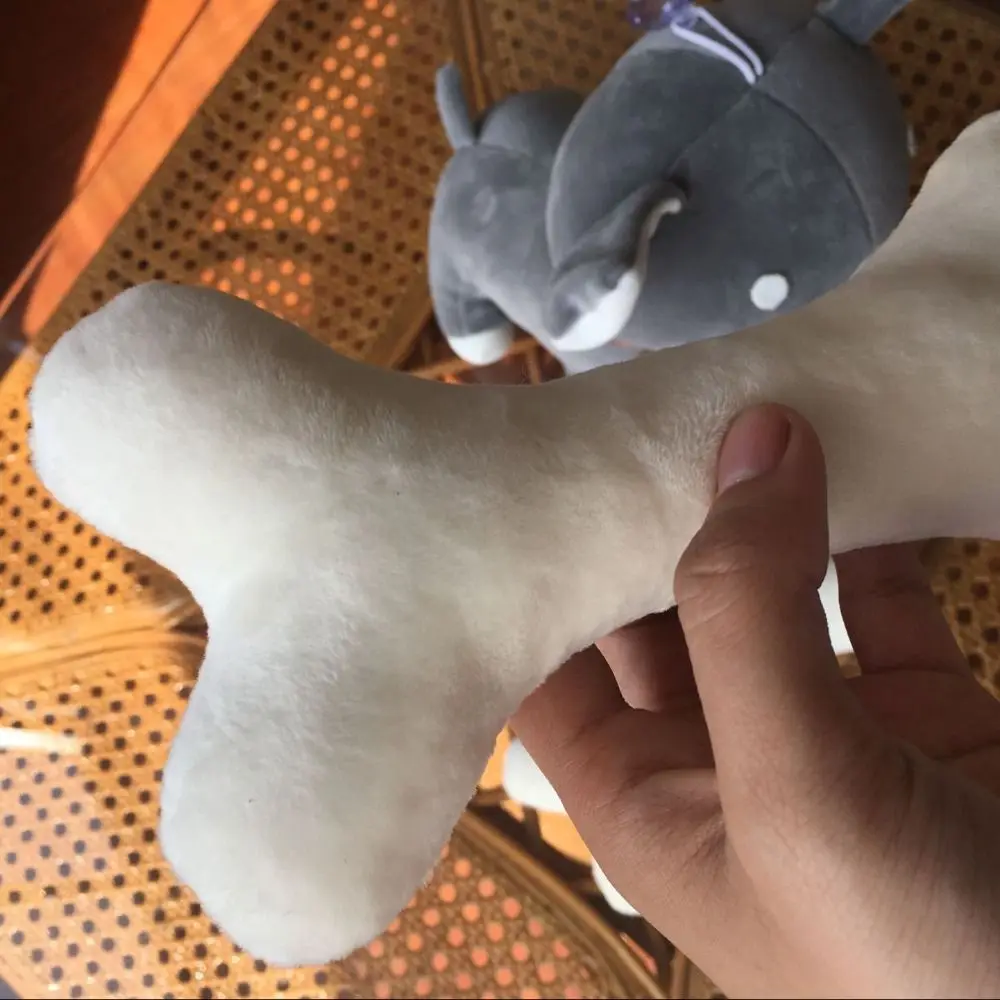 Creative Beige Bone Pillow Simulation 20/40 cm Bone Dog Training Tools for Dogs