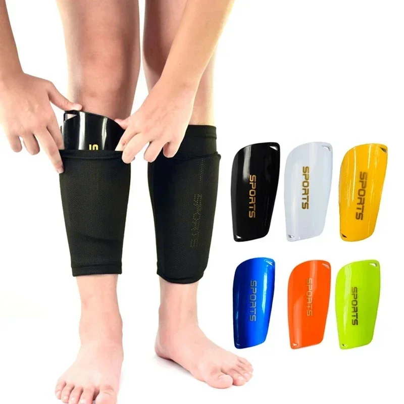 

1 Pair Football Shin Pads Plastic Soccer Guards Leg Protector For Kids Adult Protective Gear Breathable Shin Guard 5 Colors