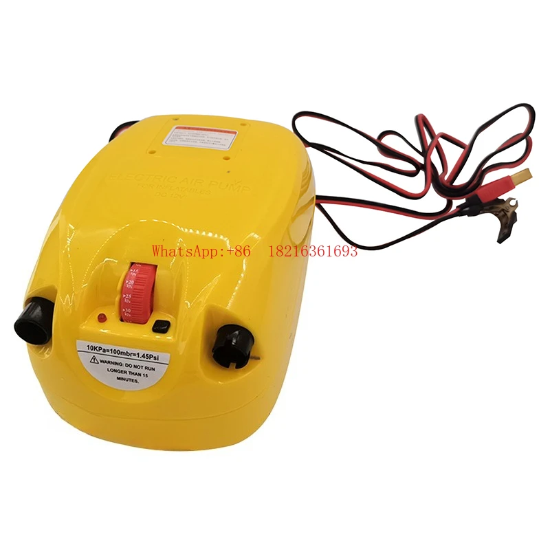 GP-80 Rubber Boat Marine High-pressure Electric Inflation Pump, Dual-purpose Inflation Pump, 12V Float Pump Accessories