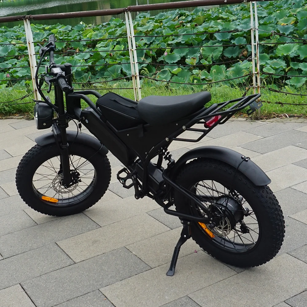 Eu Hot Sale Electric Bike 25km/h Fat Tire Mountain Bicycle - alternate angle