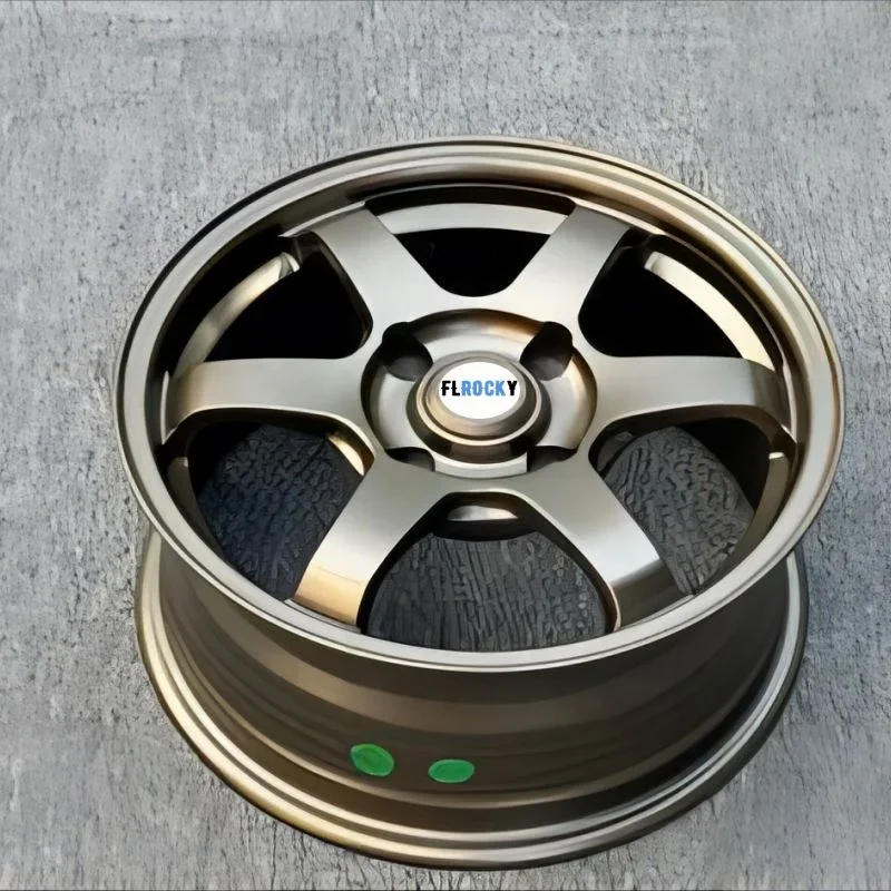 Flrocky 15 16 17 18 inch Lightweight Flow forming wheel Hot sale passenger car wheel For RAYS Te37 Deep Dish Rims