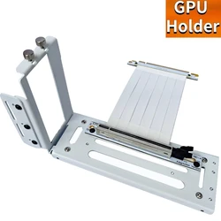 Riser PCI-E x16 to x16 ATX Graphics Card Vertical Mounting Bracket GPU Holder GEN4 PCIE 4.0/3.0 16X Riser Extender Cable Adapter