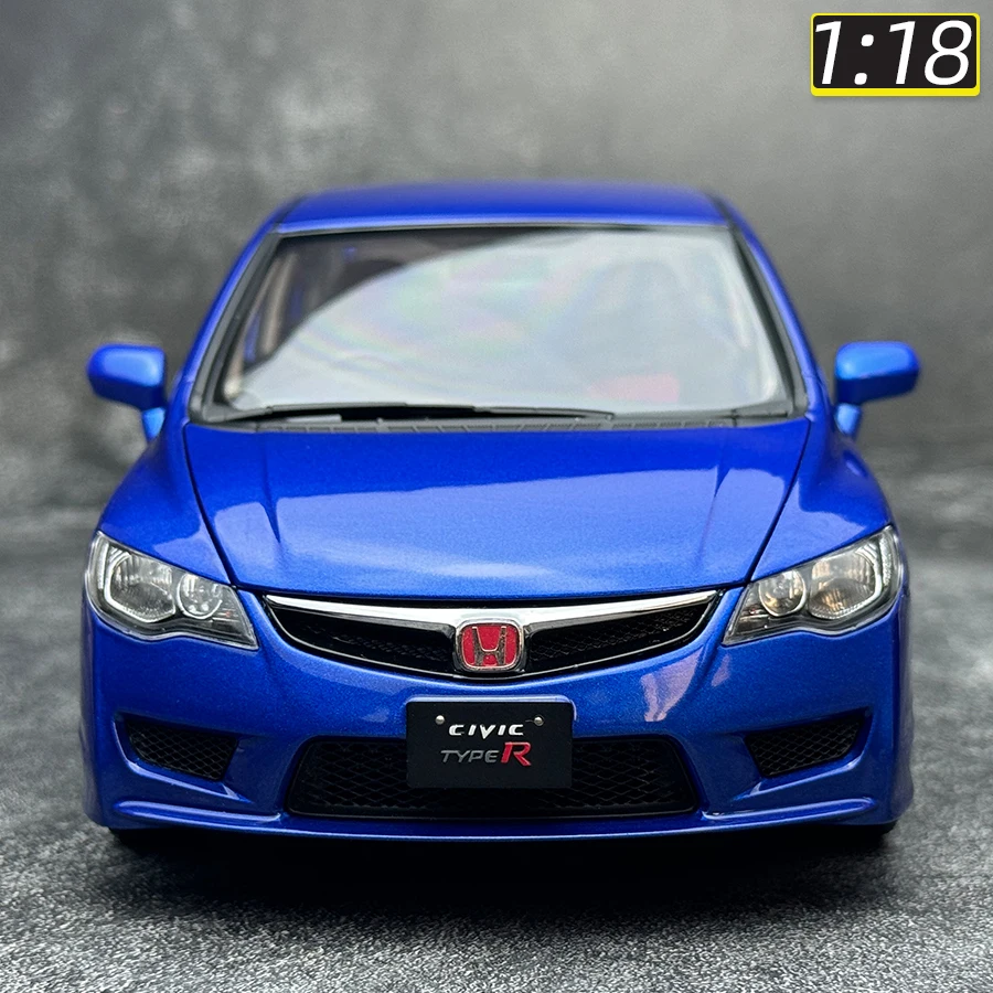 WELL 1:18 for Honda Civic FD2 type R Sports car metal model car model send friends static decoration