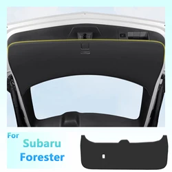 Car Rear Trunk Tailgate Anti-kick Protective Mat Leather Decoration Pad For Subaru Forester 2019 2020 2021 2022-2024 Accessories