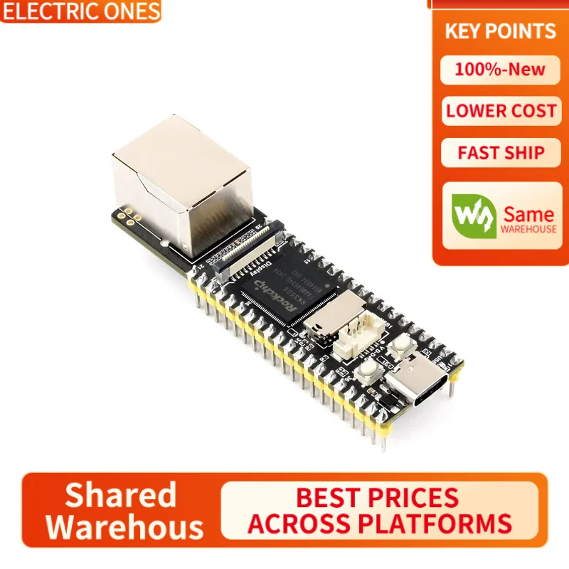 

【Waveshare genuine】Luckfox Lyra Plus RK3506G2 Linux Micro Development Board, Integrates Tripe-core ARM Cortex-A7 and ARM Cortex-