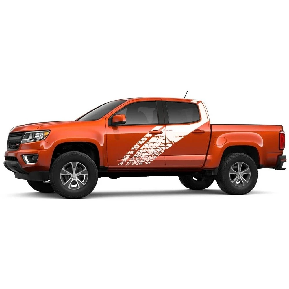 Pickup Side Sticker For Chevrolet Colorado GMC Isuzu D-Max Ford F150 Dodge RAM 1500 Truck Car Decal Decor Cover Auto Accessories