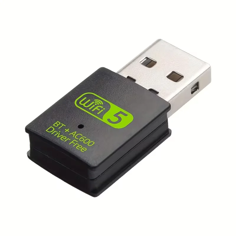 USB Wireless Wifi/Bluetooth Adapter 600Mbps Wifi Dongle Dual Band 2.4G/5G Wi-Fi Receiver for Laptop PC image 3