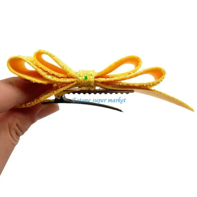 

090B 6/12 pcs Hair Bows DIY Making for Beginners Make Stylish- Hair Clip for Girl