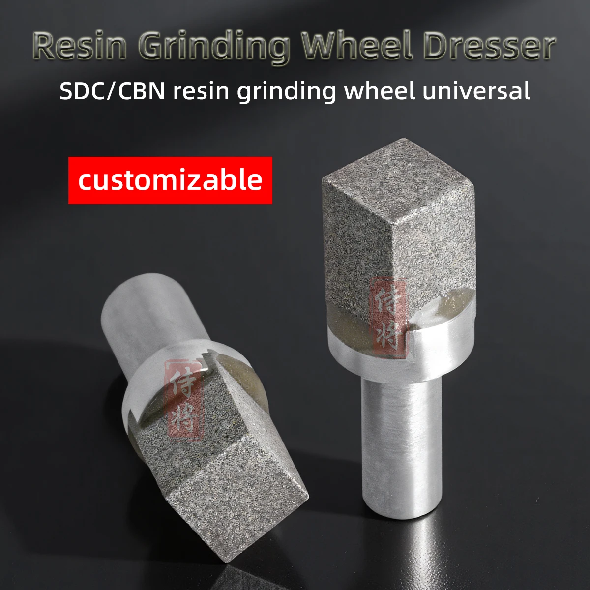 Square SDC/CBN Resin Diamond Grinding Wheel Dresser Pen Customizable Sintered Repair Tools
