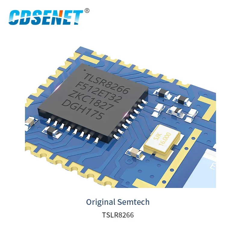 Módulo transceptor inalámbrico TLSR8266, 2,4 GHz, BLE4.2, UART, CDSENET, E104-BT05, SMD, Bluetooth, AT, mando, receptor esclavo