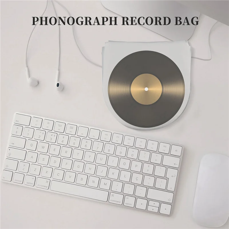 50Pcs 12 Inch Vinyl Record Protective Bag Audio Turntable Accessories Inner Sleeves Dustproof Anti Static Record Sleeves