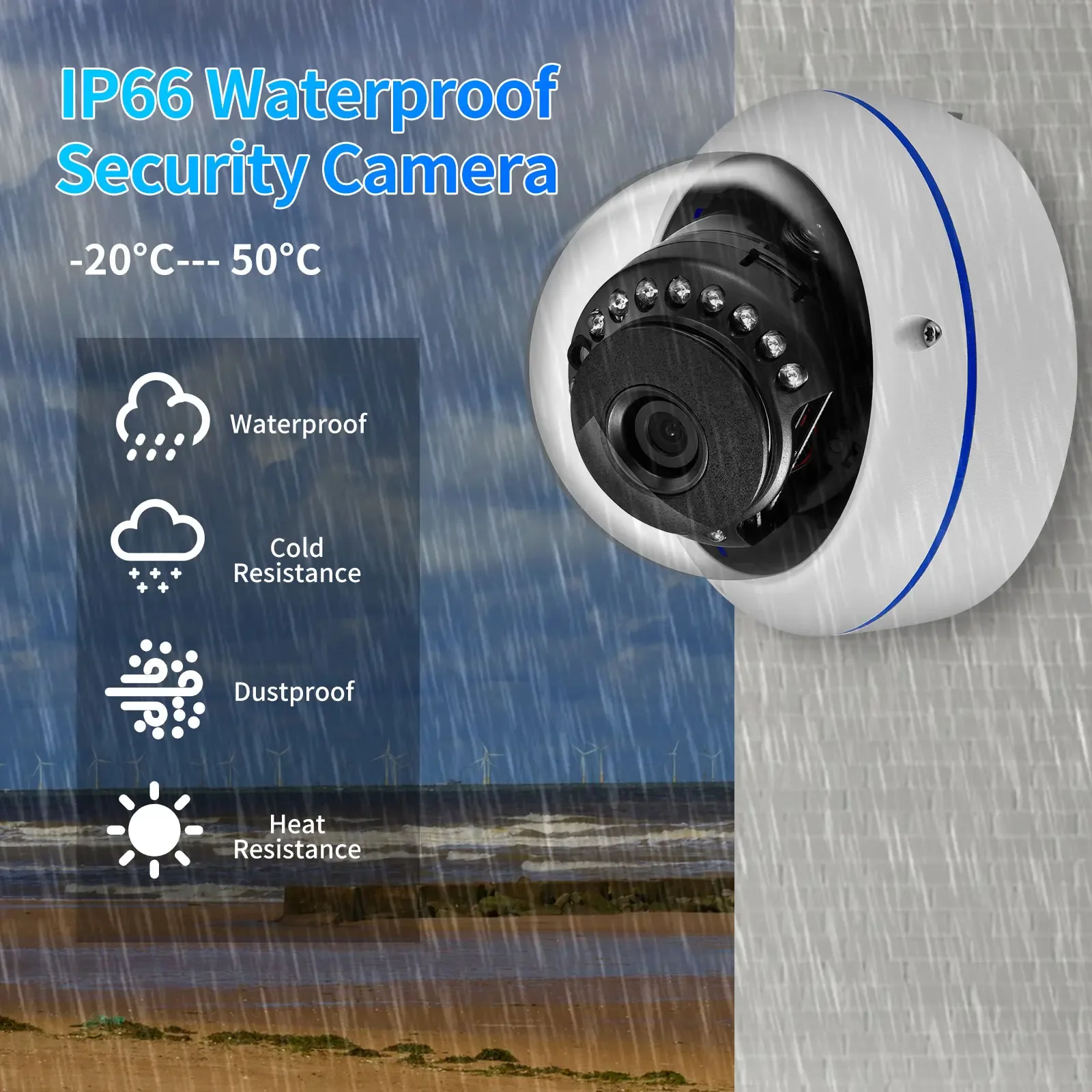 8CH 4K POE IP Camera System Kit 8MP XMEYE Outdoor Dome Camera Home Waterproof CCTV Security Video Surveillance Set 4CH System