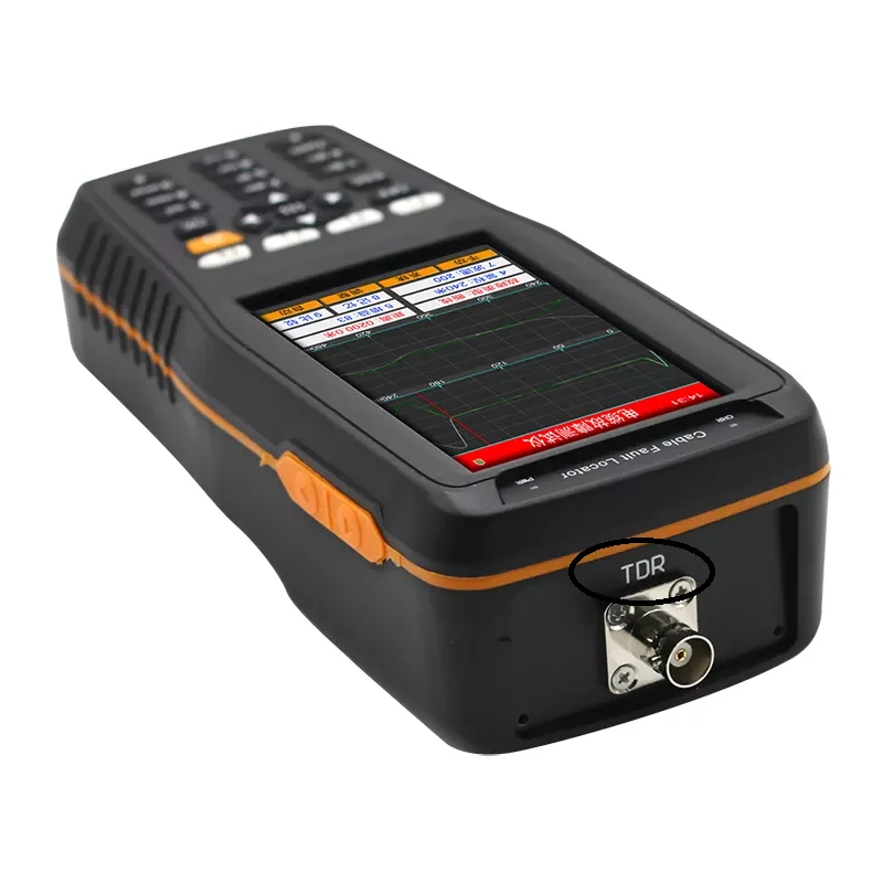 

2023 Color Screen TDR upto 8km Electric cable fault locator TDR power cable fault detector high voltage cable fault finder