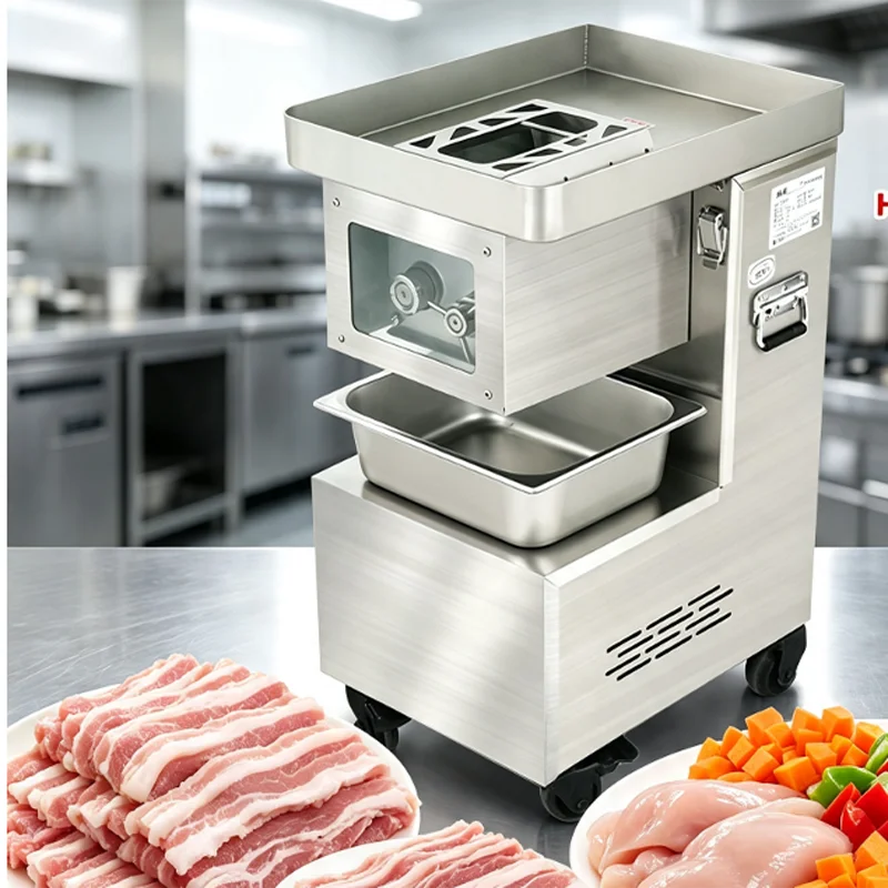 Stainless Steel Fresh Meat Shredding Machine Commercial Grade Meat Stripping Machine for Food Processing