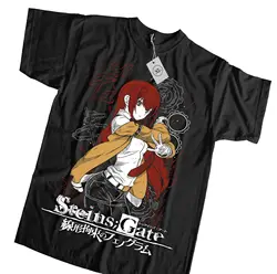 Steins Gate 남성용 애니메이션 셔츠, 만화 셔츠, 그래픽 티 2022, 티셔츠, 신상