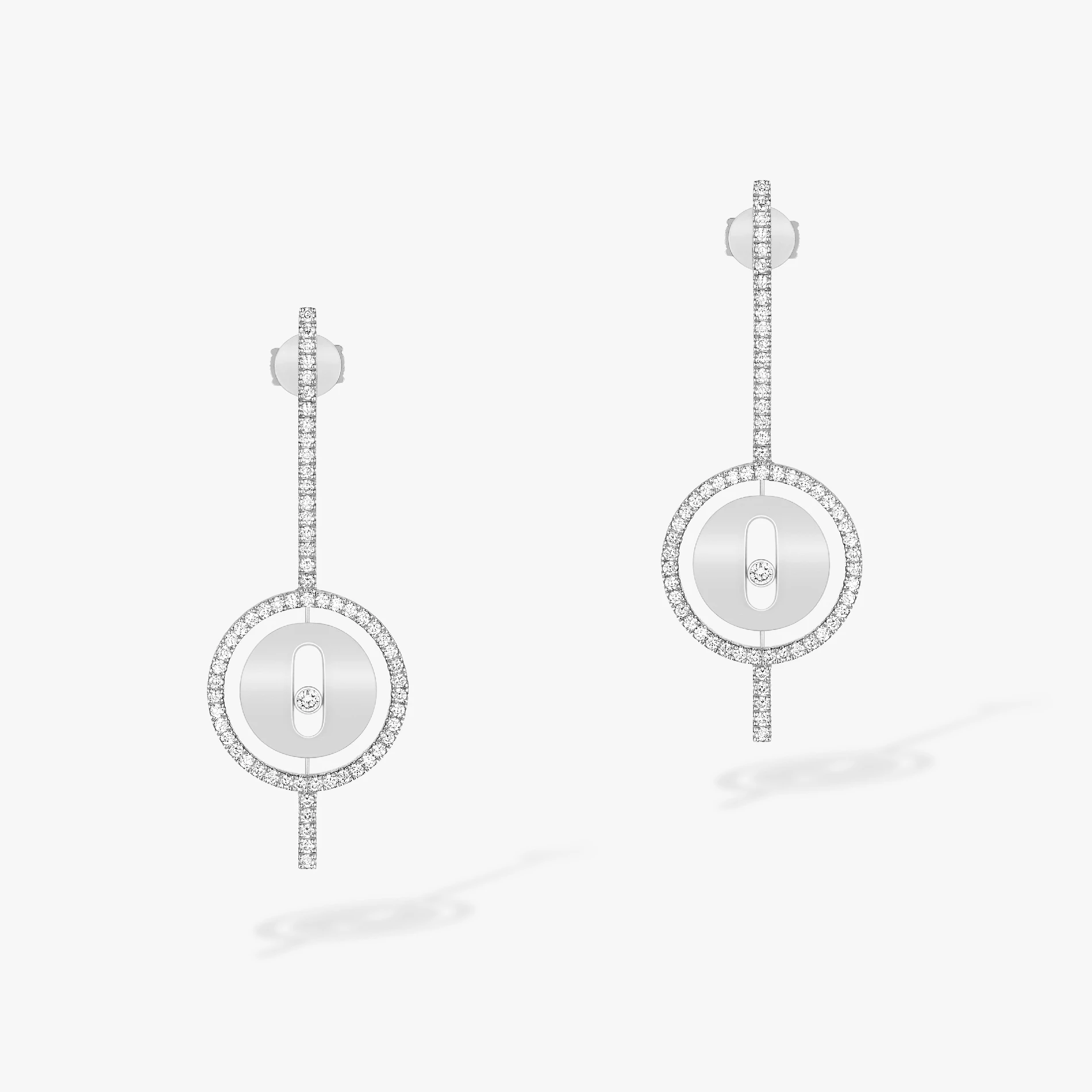 Classic luxury premium pure silver s925 Messik elegant LUCKY MOVE ARROW series fashionable women's earrings