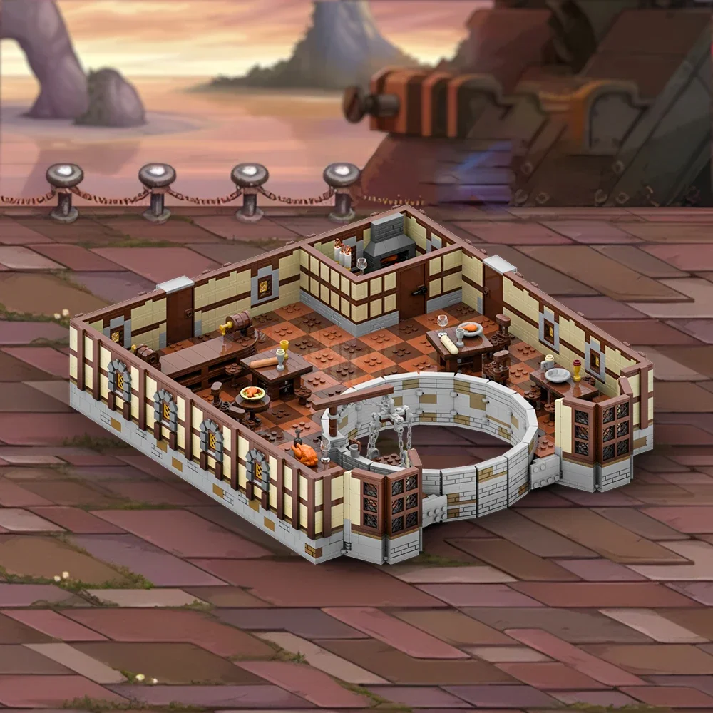 Gobricks MOC The Yawning Portal Bouwstenen Horror Games Dungeons Model Film Karakter Bricks Gemonteerd Speelgoed Kinderen Gift