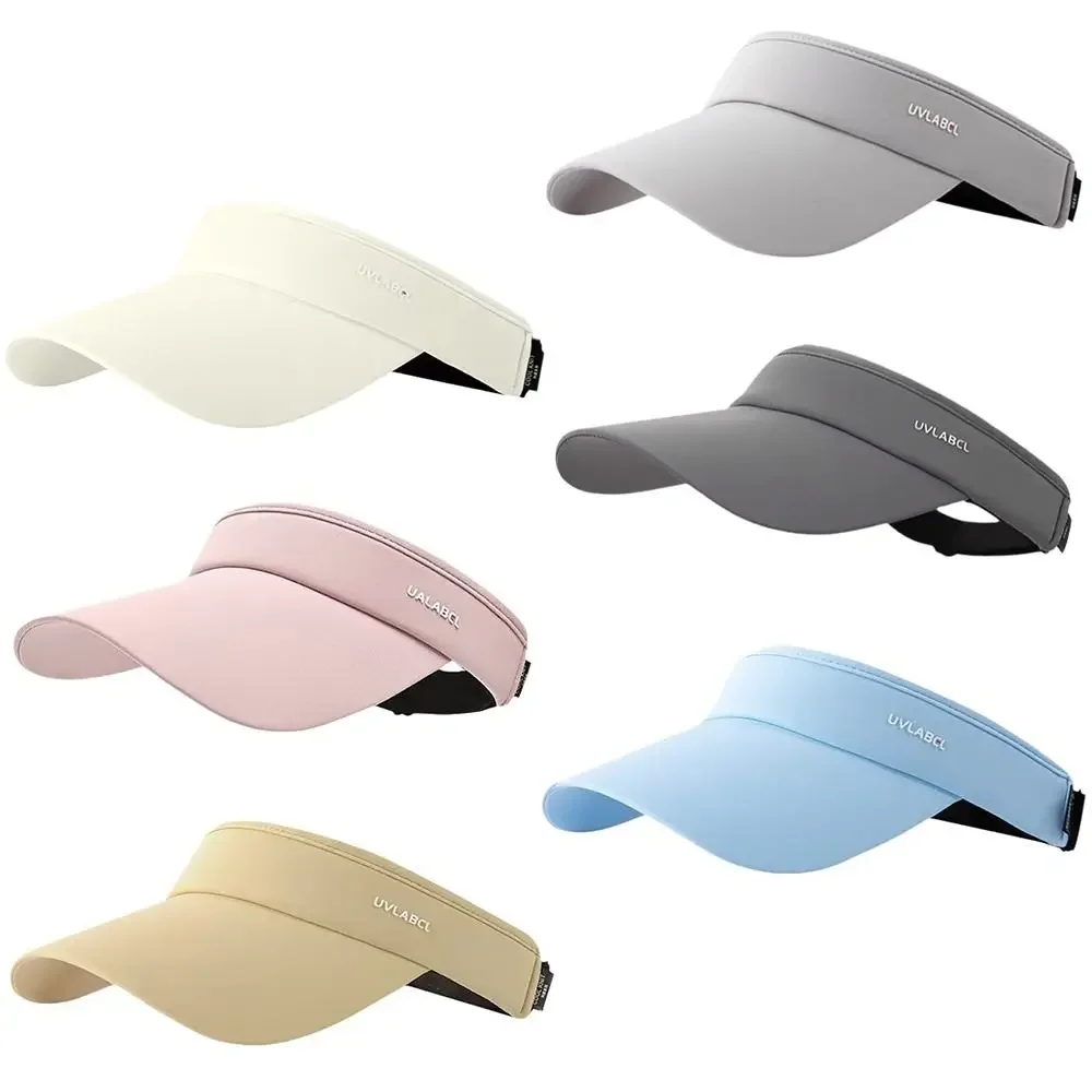 Summer Breathable Sun Hat Adjustable Anti UV Sports Visor Quick Drying Empty Top Baseball Cap Sports