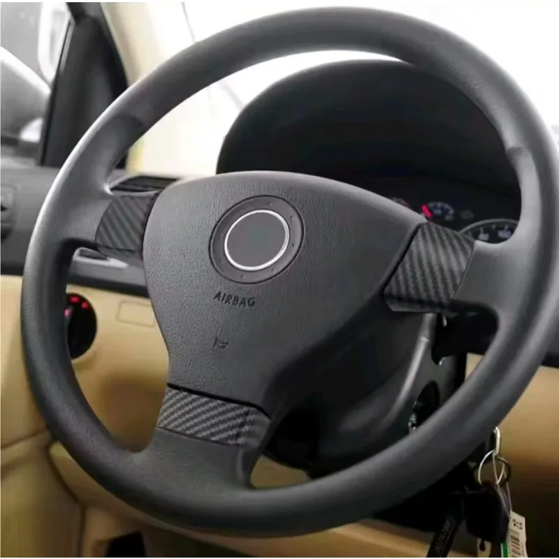 Car Steering Wheel Panel Cover Trim for Volkswagen VW Golf 5 MK5 Passat B6 Jetta Tiguan Touran 2007-2011 Car Decoration Trim - view 3