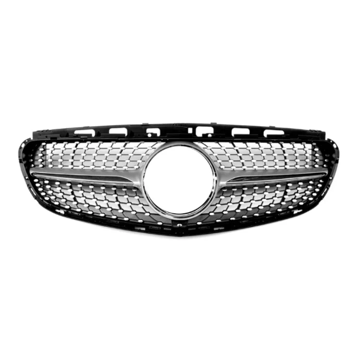 Automotive Parts Diamond Hood Grille For Mercedes-Benz W212 E Class Front Grille 2014-2015