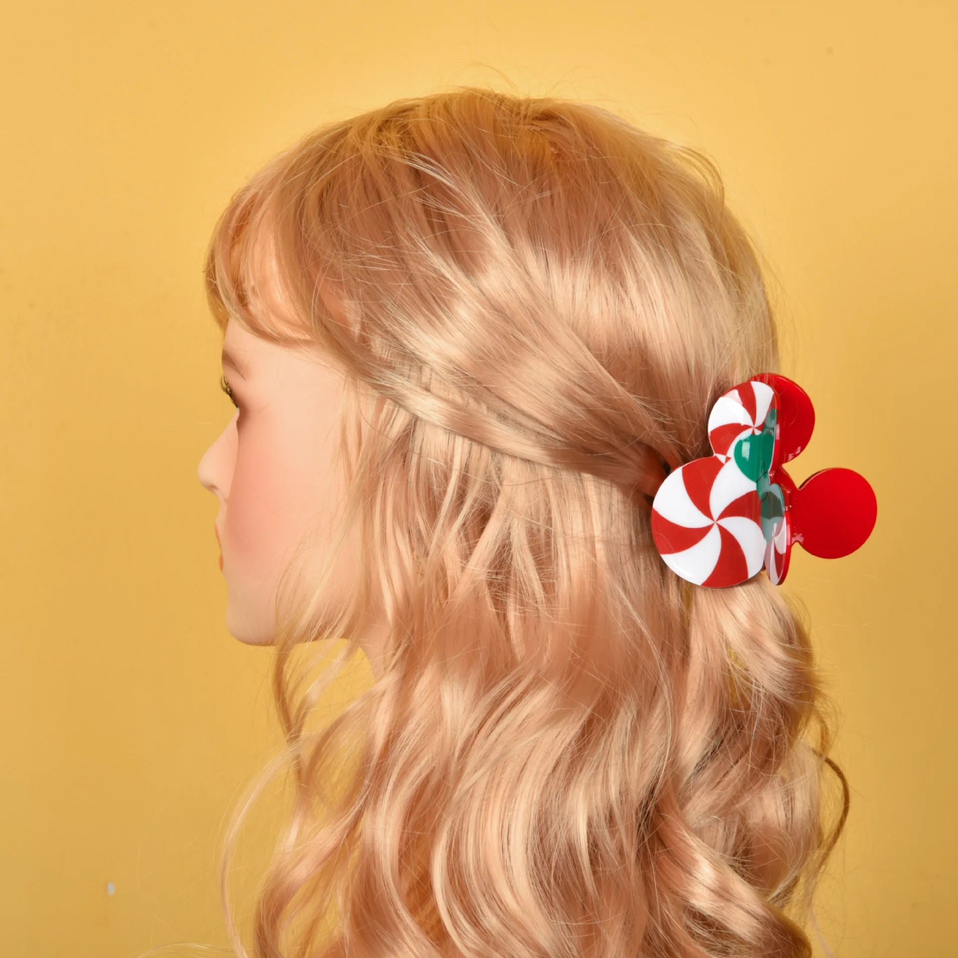 Yhj קלאסי אישית עיצוב שיער טופר עכבר אקריליק טופר קליפ לתפוס אביזרי שיער לנשים בנות