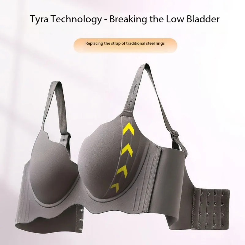 

KUCLUT Wire-Free Bras Breathable & Seamless Nude & Skin-Friendly Sports Bra Adjustable Straps High-Support Push-Up Bra