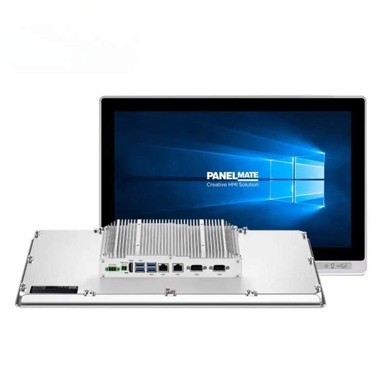 

Industrial 21.5 Inch J6412 Quad 1920x1080 IP65 Waterproof Fanless Industrial All in One Computers Touch Industrial PC