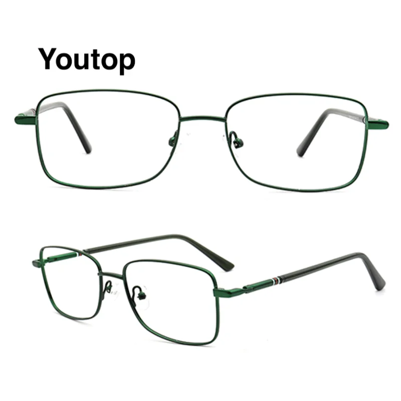 

Classic Rectangle Glasses Trendy Irregular Metal Optical Eyeglasses Square Myopia Prescription Eyewear Casual Pink Spectacles