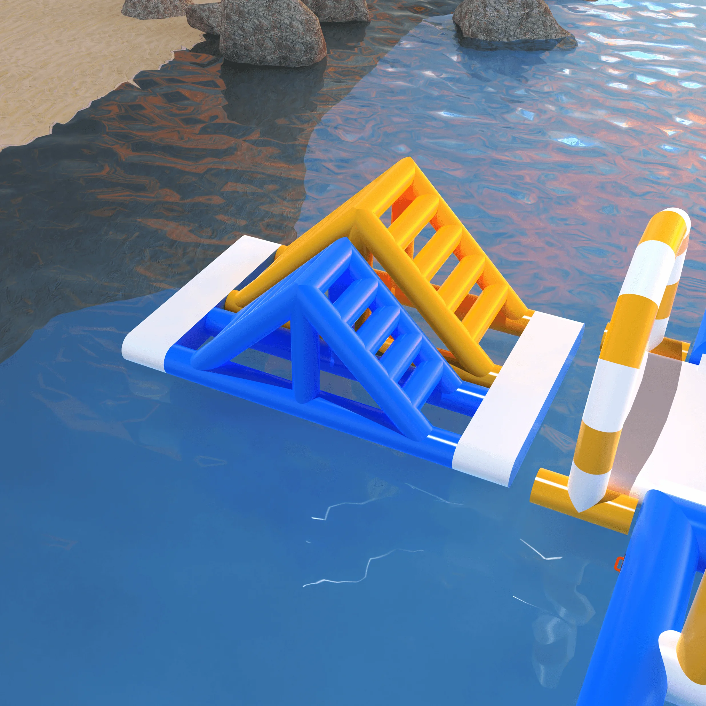 Aufblasbarer Wasserpark für Er – Kids Outdoor Water Park Bewertung und Preis