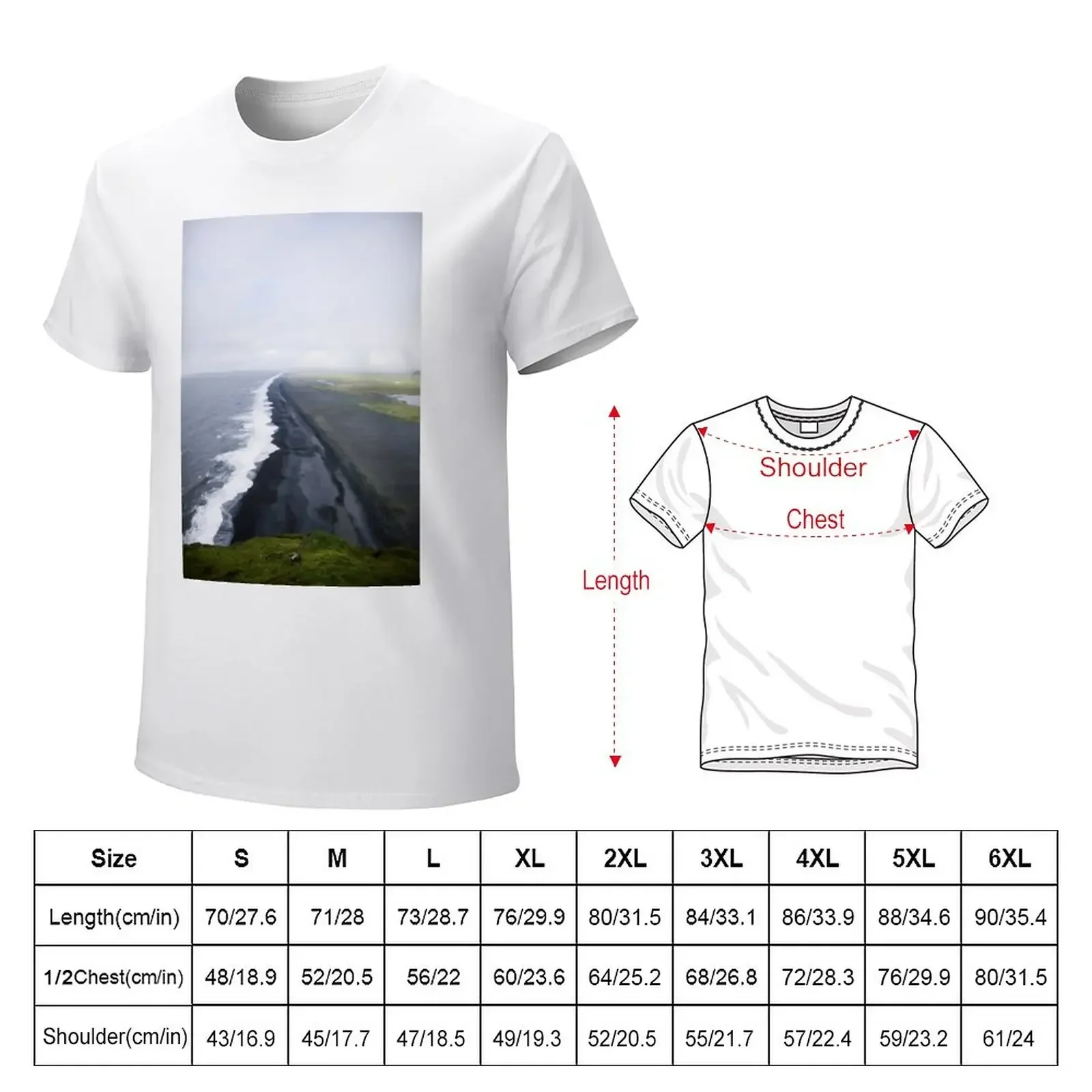 Dyrhólaey T-Shirt graphics korean fashion funny t shirts for men