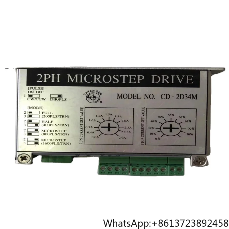 

CHYEN DEN Motor Driver 2PH MICROSTEP DRIVE MODEL NO CD-2D34M