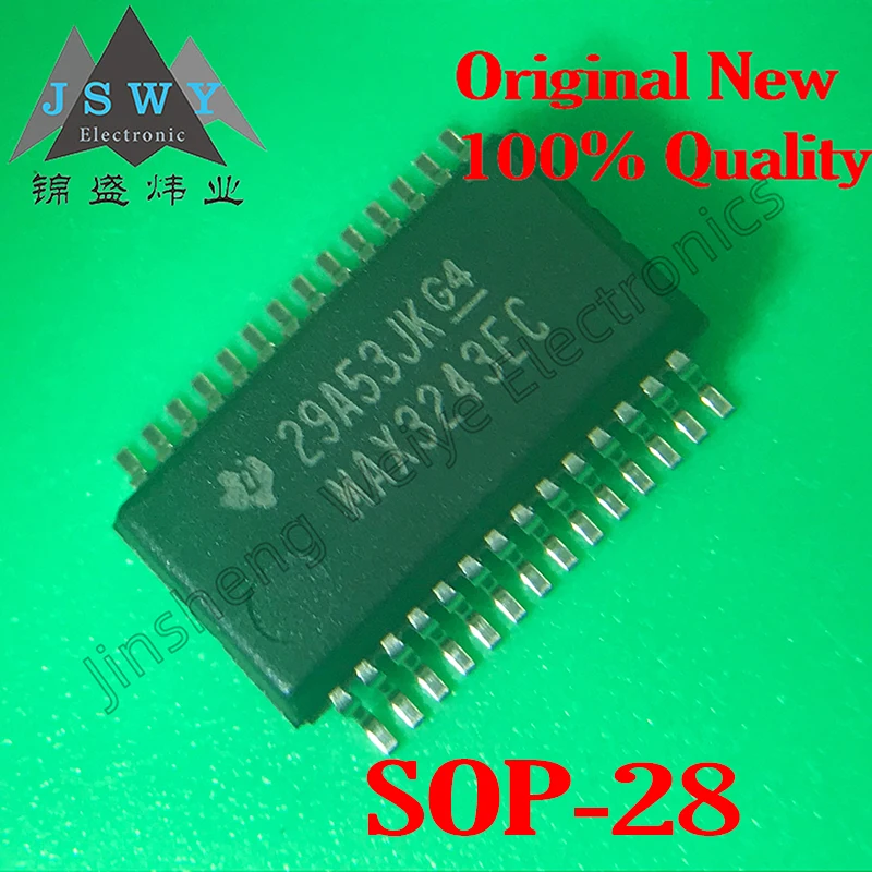 

(5/20pcs) MAX3243ECDBR MAX3243EC SSOP-28 MAX3243/ RS-232 Transceiver Chip/New Original Stock Electronic