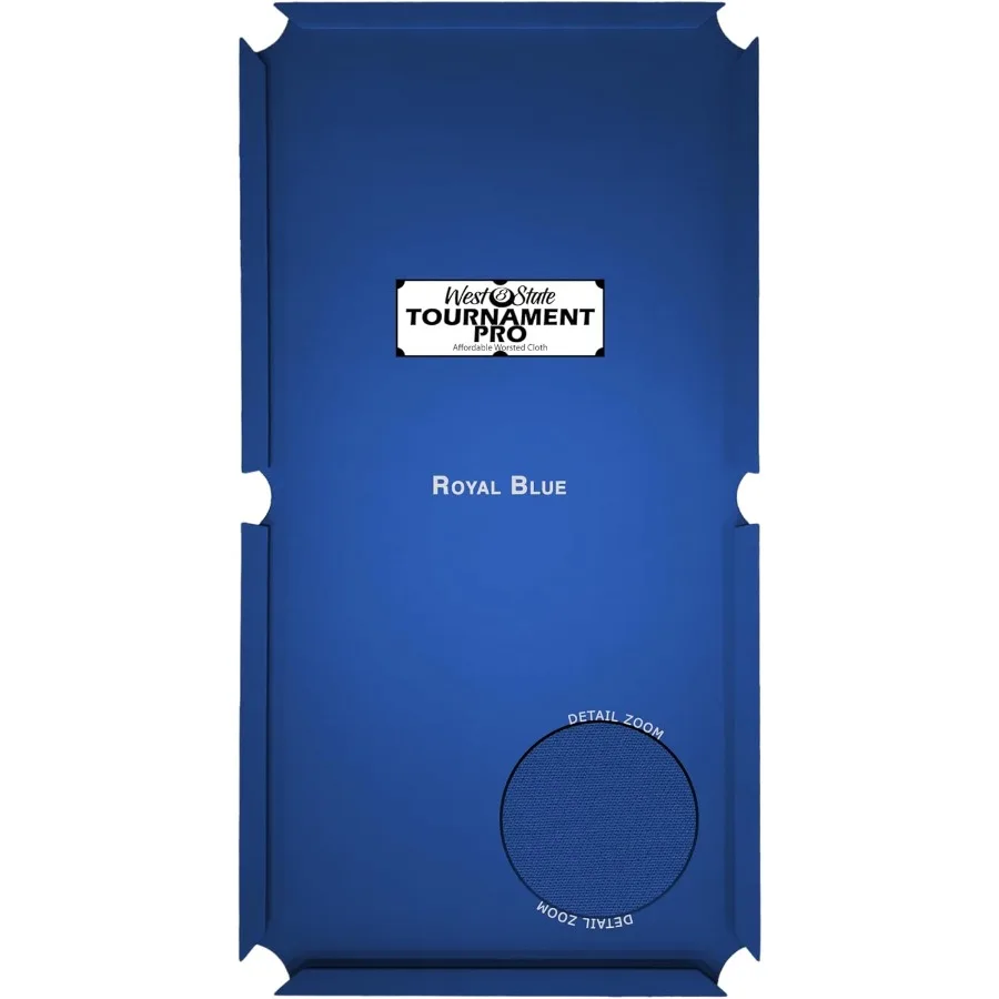 

25 oz Tournament Pro Worsted Pool Table Felt Replacement Kit for Tables - Multiple Colors