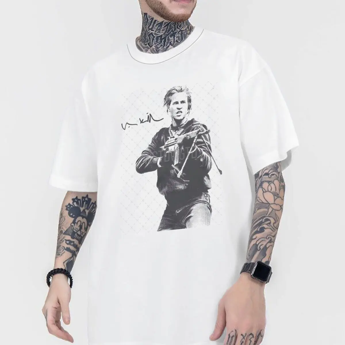 

Retro Val Kilmer Graphic T-shirts For Women Men Summer Round Neck Cotton Streetwear Clothes Casual Gifts Idea Tops Tee Shirts