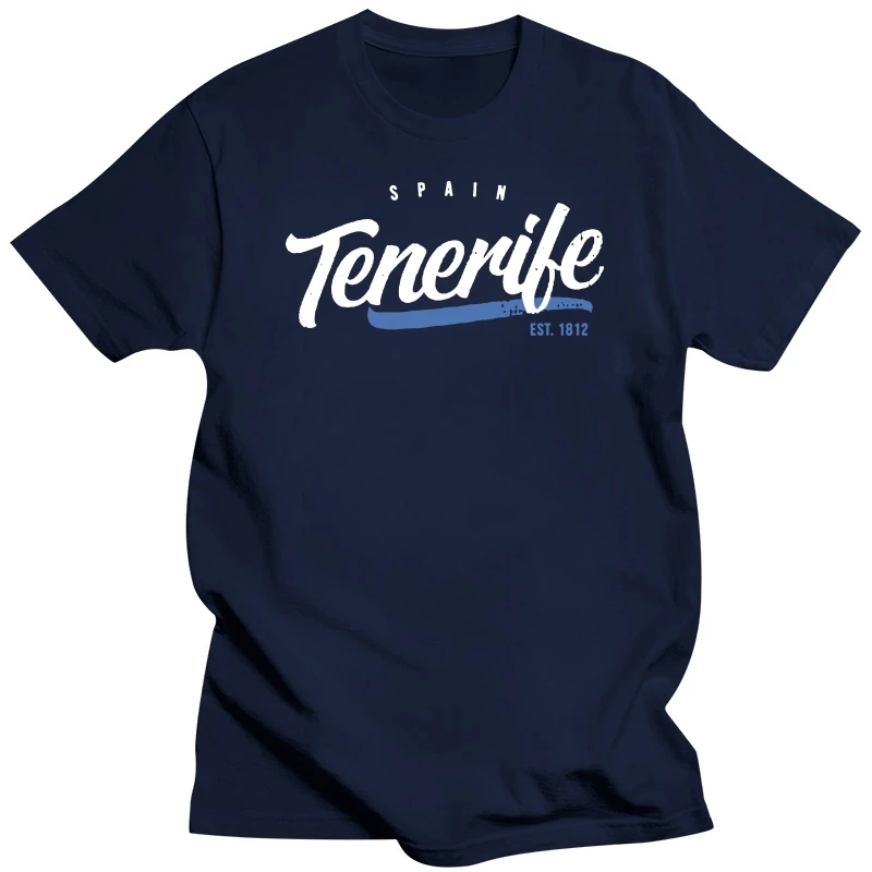 Men tshirt Tenerife Spain Retro Vintage   Spain   T Shirt women T-Shirt tees top