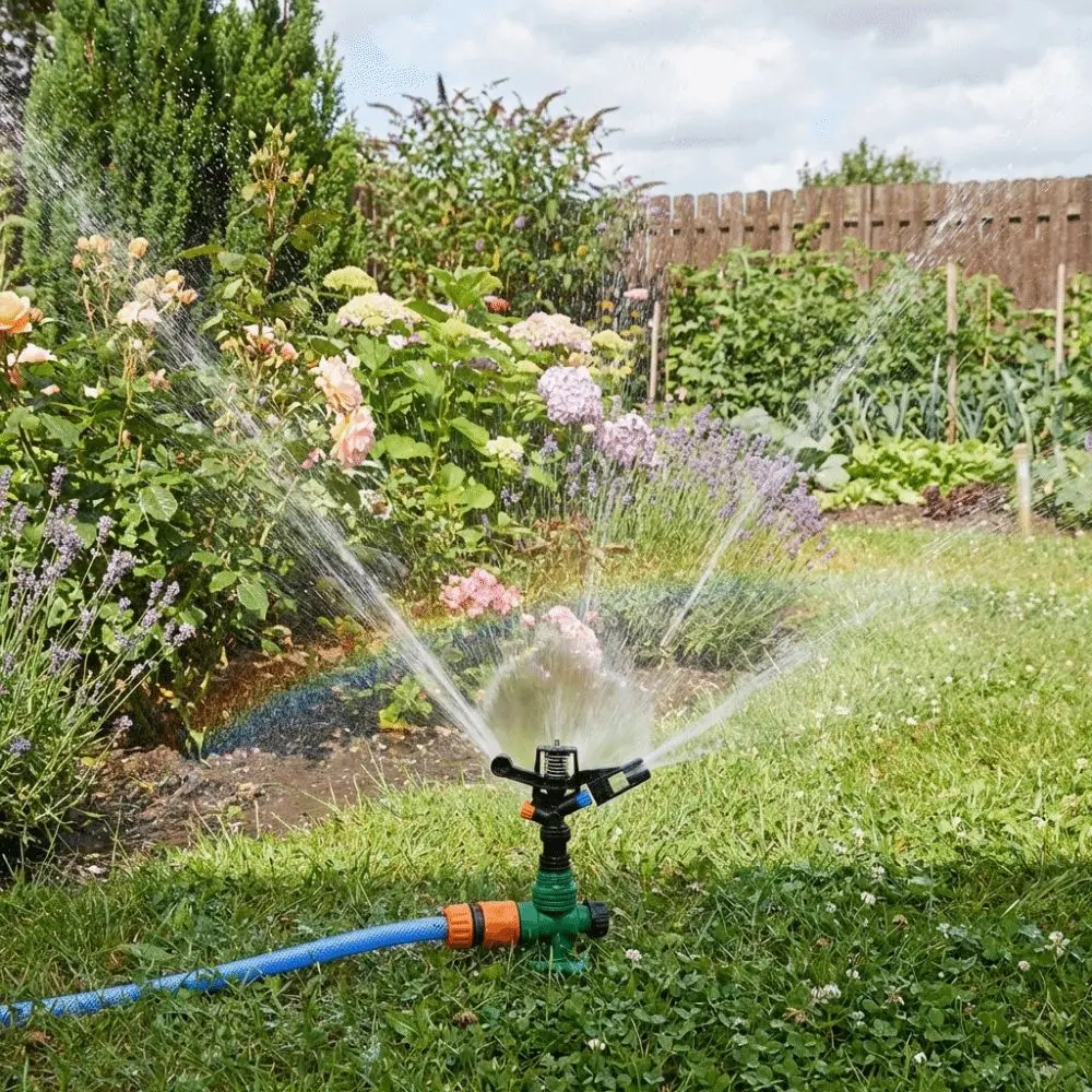 360 Degree Rotating Rocker Sprinkler Adjustable Automatic Rotary Sprayer Nozzle Efficient Water Plastic Sprinkler Head