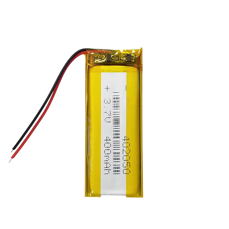 402050 3.7V 400mAh Rechargeable Lithium Polymer Battery with Excellent Safety for Portable Smart Electronics 402060 402248
